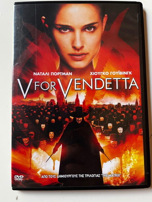V for Vendetta DVD used with subtitles, sci-fi action thriller drama