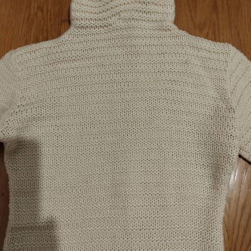 Scandalo turtleneck sweater used, size S-M, beige