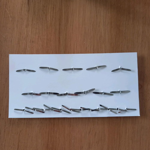 Split Pin Paper Fasteners new, pack of 23 assorted sizes and designs
