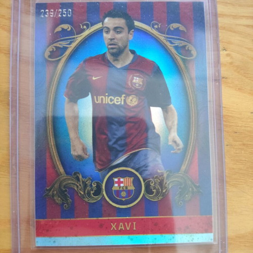 Topps Barcelona team set Xavi vintage like new