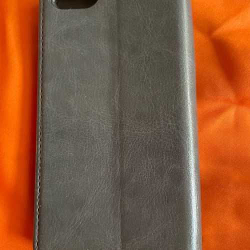 Leather phone case new, gray