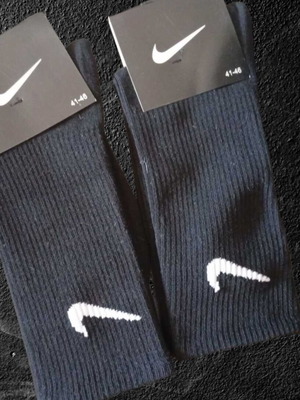 Nike socks set 2 pairs, size 41-46, black and white