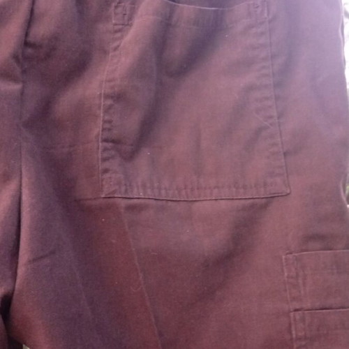 Scrubs medical work pants like new, size Large with pockets and elastic