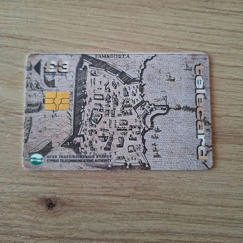 Telecard used "The Siege of Famagusta by the Turks in 1570" Cyprus CYTA 1998