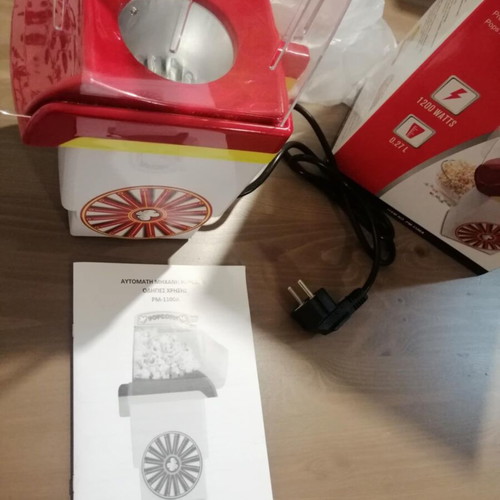 Electric popcorn maker 1200W new