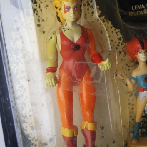 Vintage 1986 Thundercats Cheetara & Wilykit figure LJN new