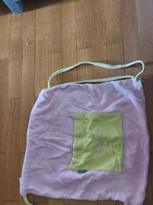 Terry cloth backpack Benetton used, multicolor