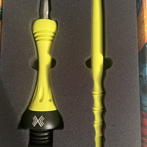 Alpha Hookah hookah like new, set of 10 pieces in various colors