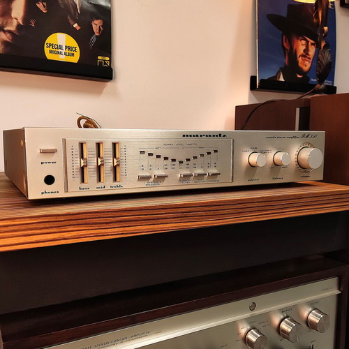 Marantz PM-350 Vintage Stereo Integrated Amplifier 38W/ch with LED Meters & Phono Stage