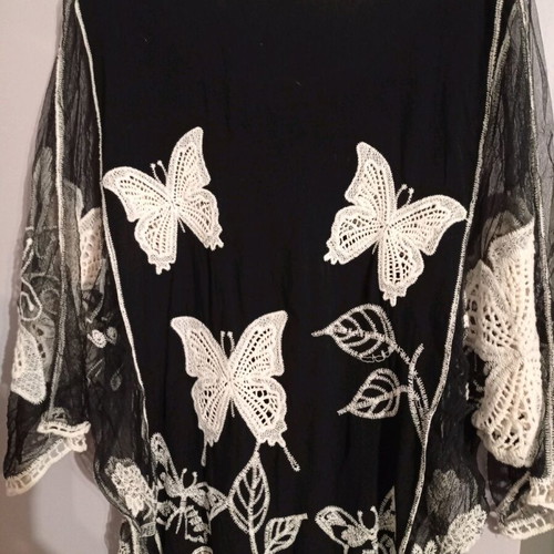 Women's summer blouse like new, Anel black size L