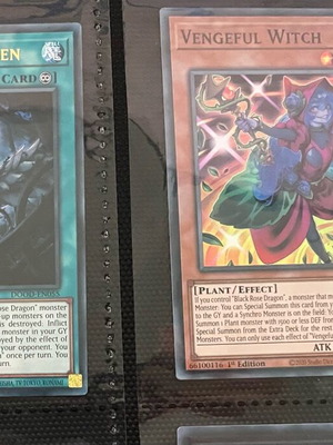 Yu-Gi-Oh! Black Rose cards new