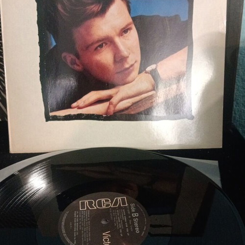 Rick Astley Never Gonna Give You Up vinyl new, pop
