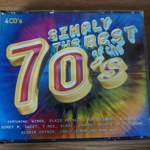 Simply The Best Of The 70s 4 CD like new, rock