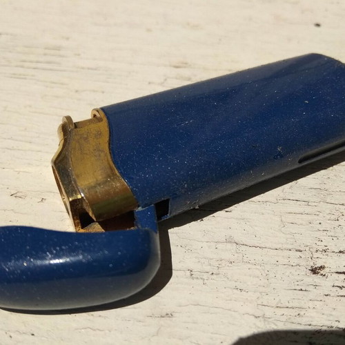 Blue Gas Lighter used blue butane lighter