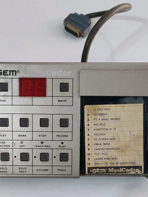 GEM Musicoder vintage ιταλικό sequencer για keyboard σαν καινούργιο