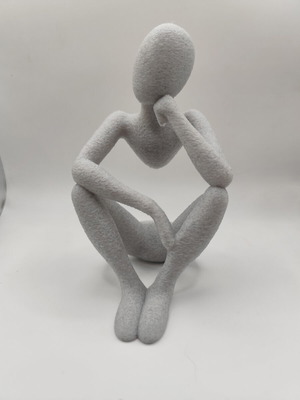 Nobody sculpture in PLA marble effect