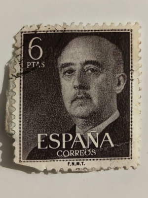 Γραμματόσημο Francisco Franco Ισπανίας 1955 μεταχειρισμένο