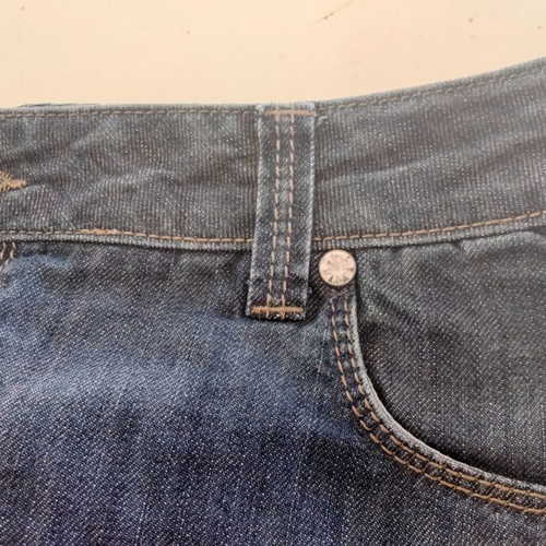 Vintage Lynne Y2K low-rise mini denim skirt Mandy, like new, size L