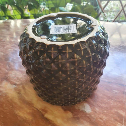 Ceramic flowerpot, new, height 13 cm, diameter 13 cm