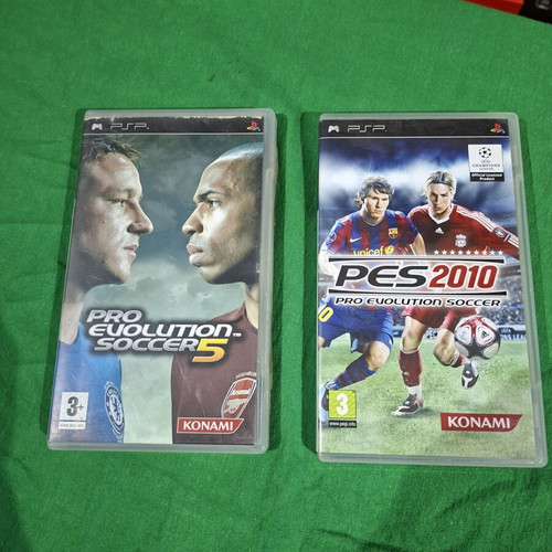 PES 5 and PES 10 PSP games like new, complete with manual and cases