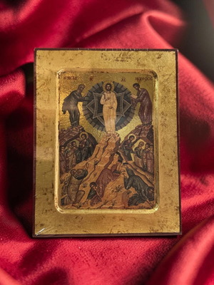 Transfiguration of the Savior Gold Print 14x18 cm new