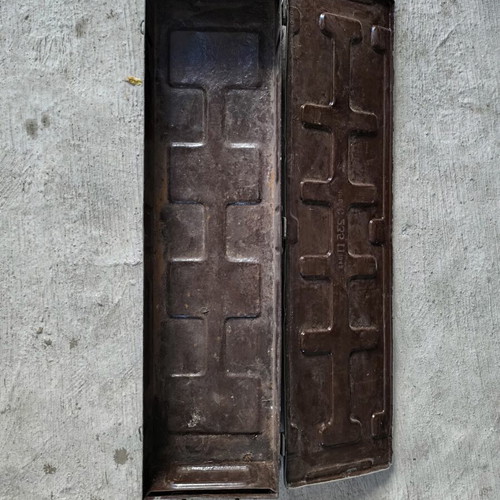 Wehrmacht German artillery ammo box 1945 used, 117 cm