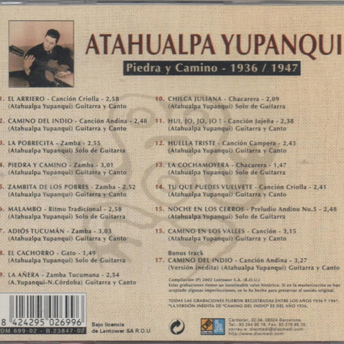 Atahualpa Yupanqui CD like new, folk