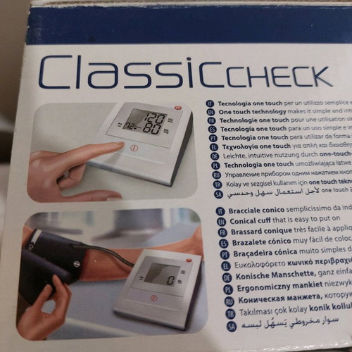 Pic Classic Check electronic arm blood pressure monitor new