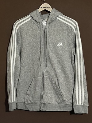 Adidas zip hoodie women’s like new, size L, gray