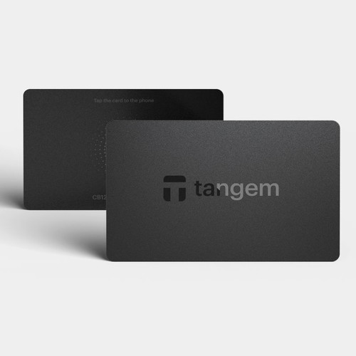 Tangem hardware cryptocurrency wallet new, 2 cards