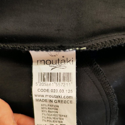 Moutaki black pants size M like new
