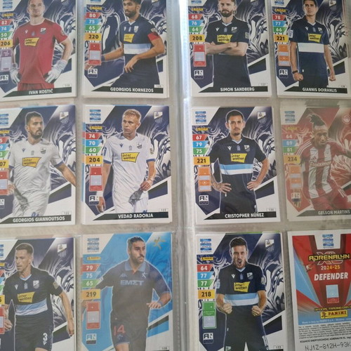 Superleague Panini album and 178 single cards new