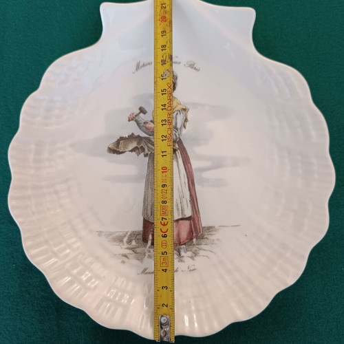 Limoges decorative plate like new, The old trades of Paris