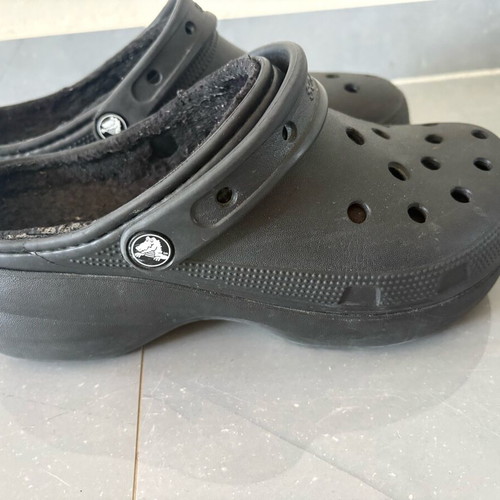 Crocs σαμπό 38-39 μαύρα μεταχειρισμένα