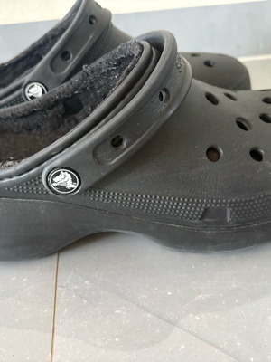 Crocs σαμπό 38-39 μαύρα μεταχειρισμένα