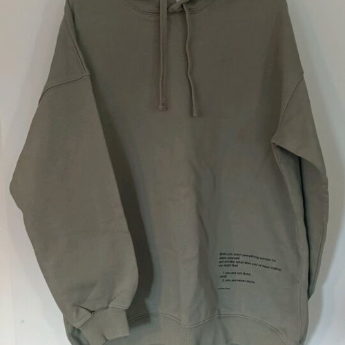 H&M hoodie oversized sage green like new