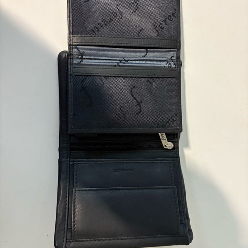 Ferretti Italian men's wallet new, black with box