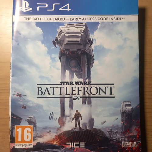 Star Wars Battlefront PS4 game used with insert artwork
