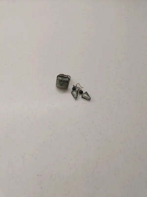 Set earrings ring used