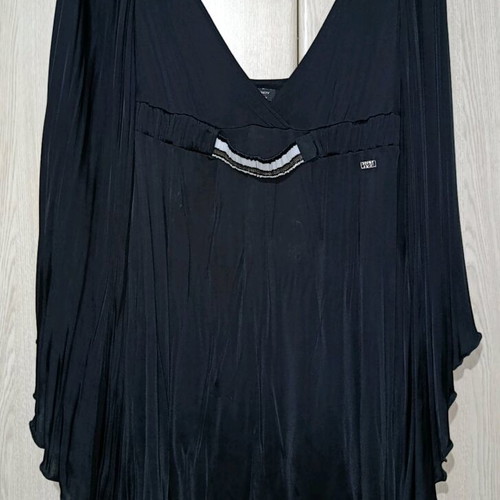 Vintage Miss Sixty black top/mini dress new, Y2K style