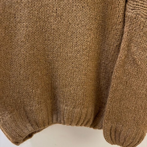 Knitted turtleneck sweater Lolaliza used, camel, size L