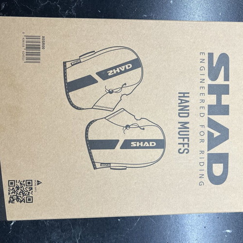 Shad Motorcycle Hand Muffs like new, waterproof