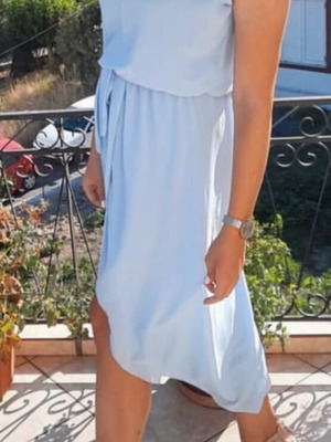 Blue dress like new, size M