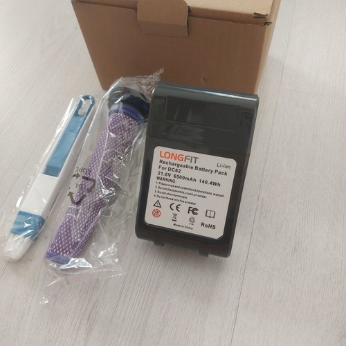 Longfit 6500mAh Battery for Dyson V6 DC62 with Filter and Accessory new