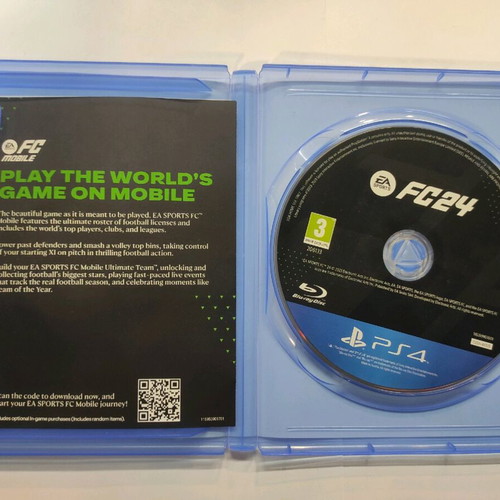 Playstation 4 FC24 used video game