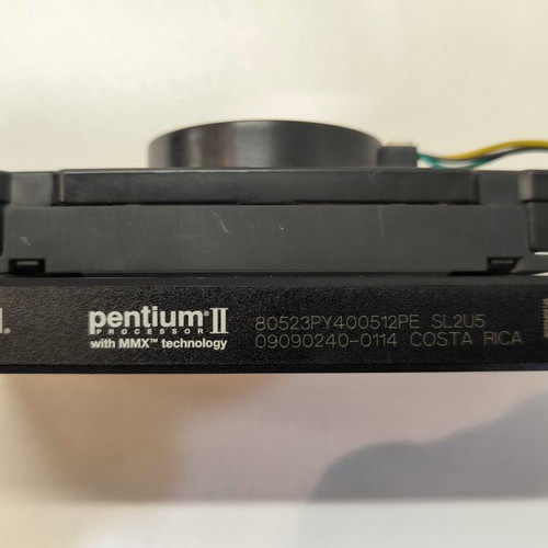 Intel Pentium II 400MHz SL2U5 processor used with heatsink