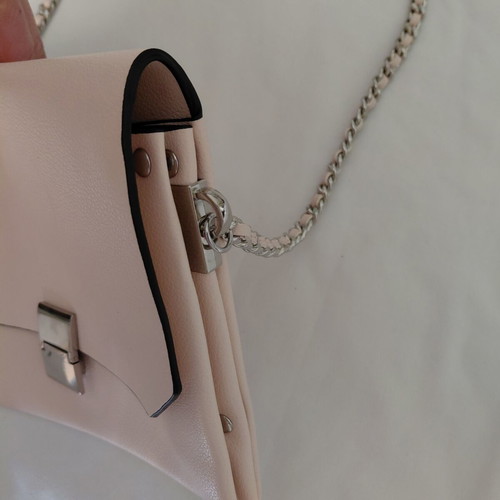 Zara crossbody bag like new, powder pink