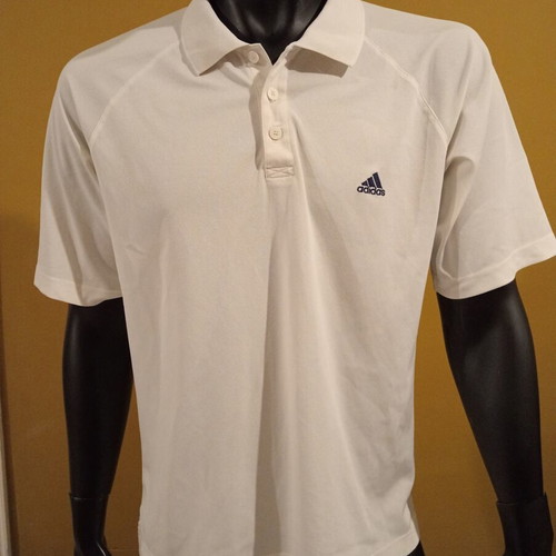 Adidas vintage tennis polo 2003 size L like new, white
