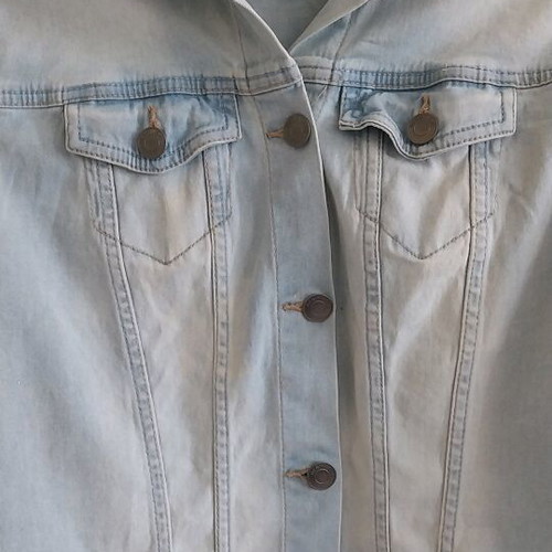 Esmara denim jacket turquoise like new, size M