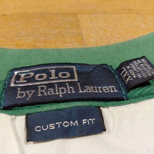 Polo Ralph Lauren Vintage Shirt Country Club 1921 - 1927 size 2XL used, green and yellow
